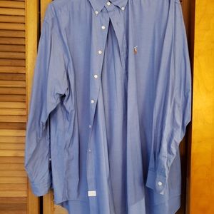 Ralph Lauren, Light Blue Dress Shirt Men Formal.